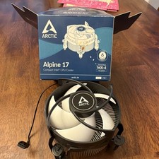 Arctic Alpine 17 CPU Cooler LGA 1700 92mm Fluid Dynamic 2000RPM 4-Pin PWM Black