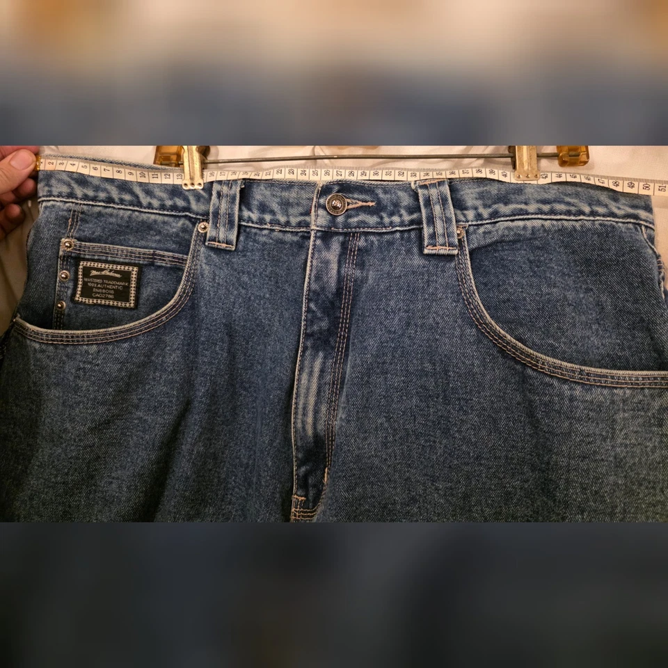 Vintage Pelle Pelle Jeans  X-Baggy Marc Buchanan Dark Denim 2000s Y2K 90s - Image 4 of 4