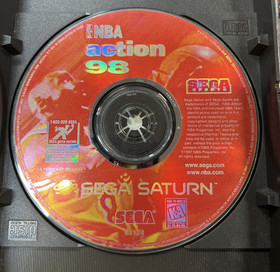 NBA Action 98 (Sega Saturn, 1997) CIB b-2