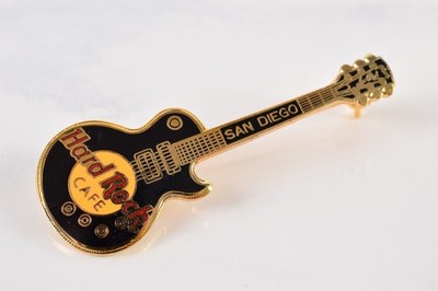 Vintage Hard Rock Café Lapel/Hat Pin Pinback San Diego California Guitar