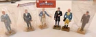 Lot (6) Marx Toys U.S. Presidents Figures  2.75" Painted Washington Lincoln