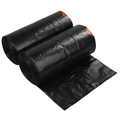 13 Gallon Tall Kitchen Drawstring Trash Bag, Black, 220 Counts
