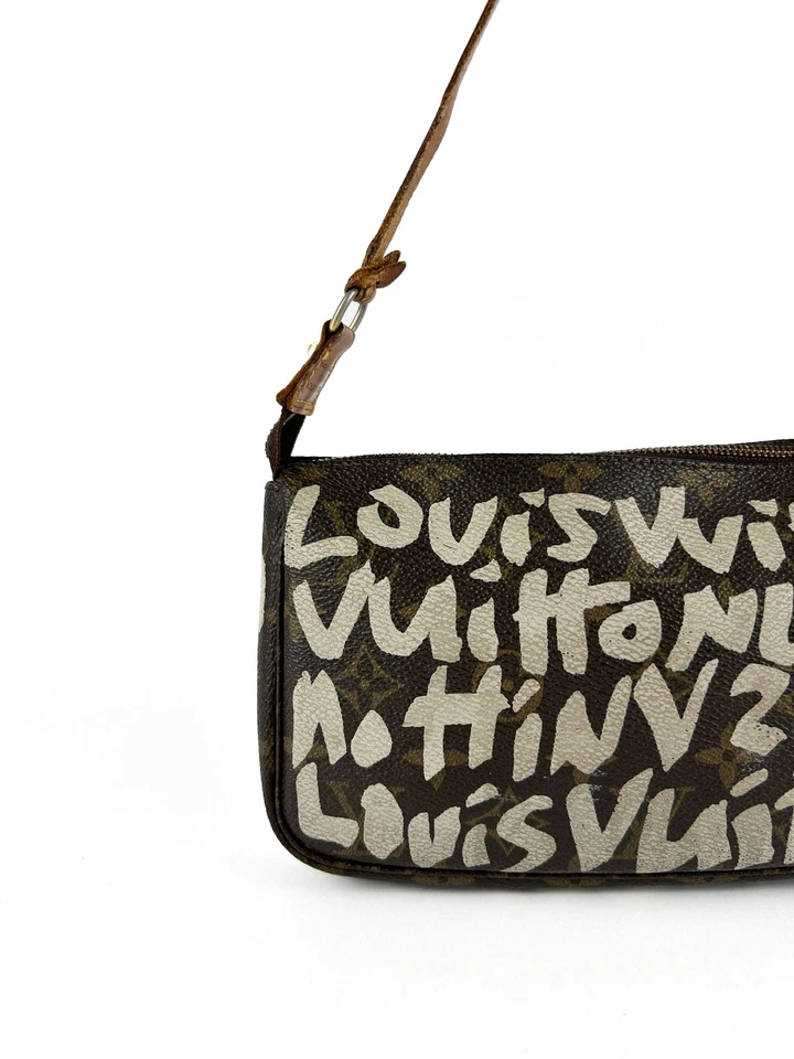 Vintage Louis Vuitton x Stephen Sprouse Graffiti Pochette Tasche (2001) - Bild 2 von 4