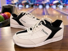 Dexter Ricky III Bowling Shoes Sneakers Slide-Rite White Black Performance 8.5 M