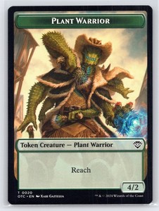 Plant Warrior Token #20 Outlaws of Thunder Junction Double-Sided