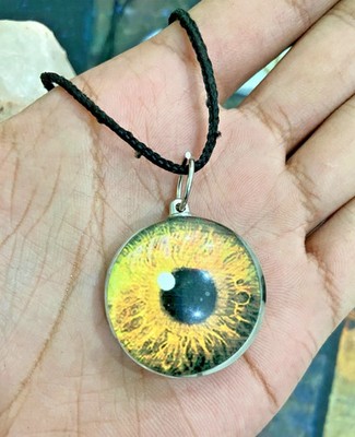 EvIL Eye Medallion Protect Luck Pendant Energized Removes Neagtivity wealth Gain