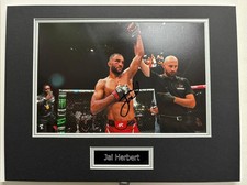 Jai Herbert Lightweight UFC MMA Fighter Signed 12x8 Mounted Photo + Dealer COA