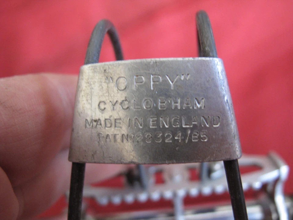 РЕДКИЕ винтажные педали Brampton «OPPY», дорожный гоночный велосипед, чтобы отпраздновать Хьюберта Оппермана - Изображение 3 из 4
