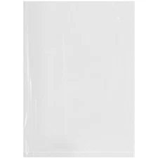 Plymor 5" x 7", 4 Mil Flat Open Clear Plastic Poly Bags