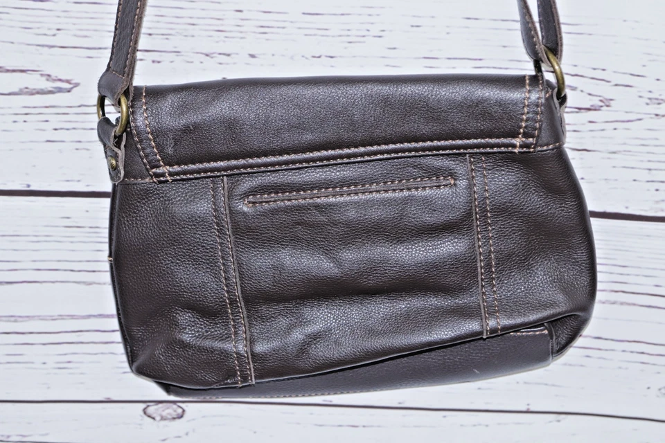 The Sak Brown Pebbled Leather Shoulder Bag Classic - 30cm x 22cm - Image 2 of 4