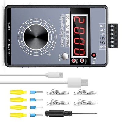 New Digital 4-20mA 0-10V Voltage Signal Generator 0-20mA Current Transmitter