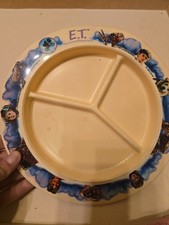 Deka ET The Extra Terrestrial Divided Plastic Plate Vintage 1982