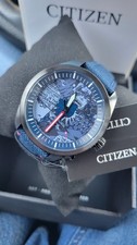 Imagen de Citizen Eco-Drive Blue Men's Watch - AW203704W