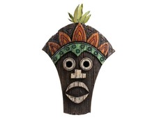 Scooby Doo Mano Tiki Tia Mask Officially Licensed Halloween Costume Adult Luaus