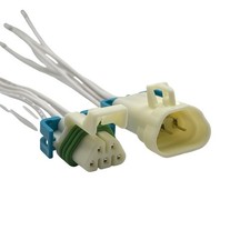 5-Pin Sealed Headlight Assembly Connector Pigtail Wiring Harness Male and Fem...