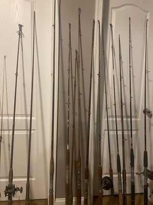 All used fishing rods and reels
