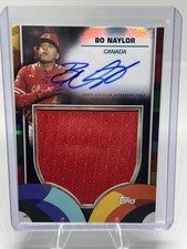 2023 Topps World Baseball Classic #WBCRA-BN Bo Naylor Autograph Relics /10