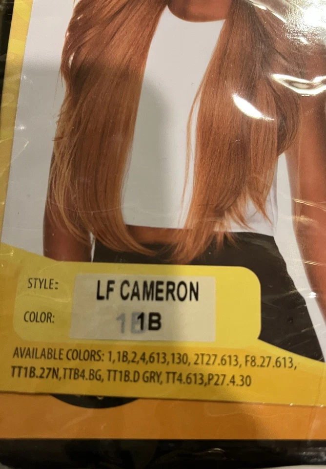 Extra Long 4X4 Lace Frontal Wig -Hand Tied Lace- Heat Friendly Fiber-New In Pack - Image 4 of 4