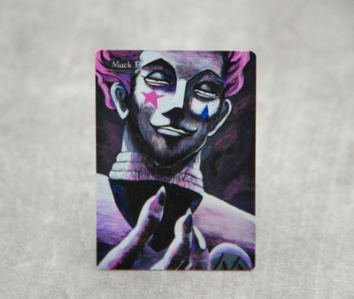 Hand Painted MTG Custom Alt Art Hisoka HxH, Anime, Alpha
