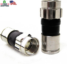 2 Pieces PPC EX6 plus Satellite TV Digital Cable RG6 COAXIAL Cable Compression F