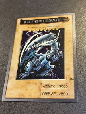 YuGiOh BANDAI Blue Eyes White Dragon English 1999 #118 | eBay