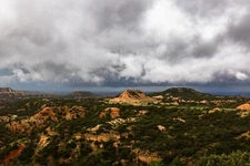 Caprock Canyons Photography Print: Texas Panhandle Stormy Sky Landscape Photo