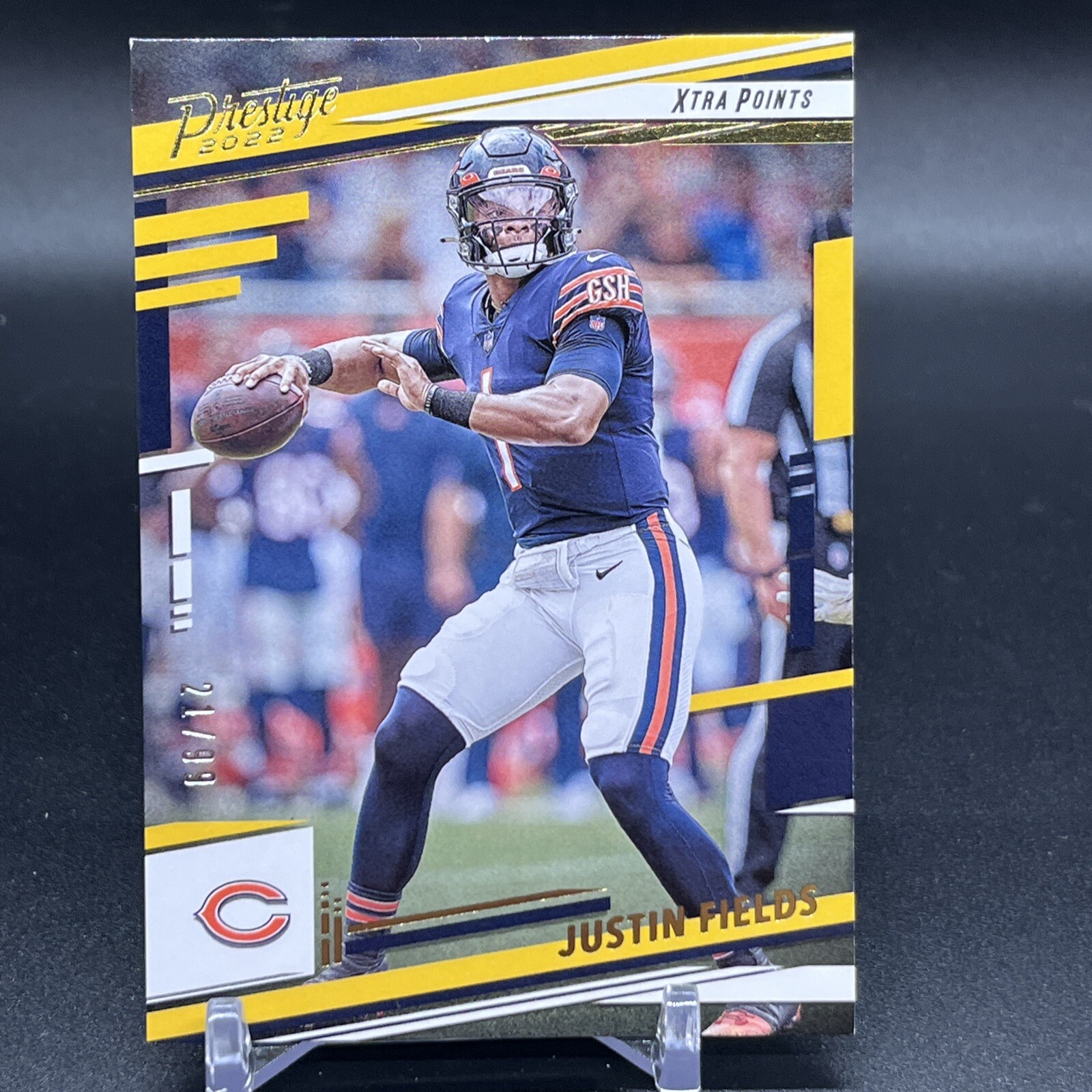 2022 Panini Prestige - Xtra Points Gold #48 Justin Fields 21/99