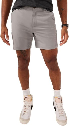 Men's Casual Shorts 6in Inseam Elastic Waist Water Resistant Zipper Pockets - Picture 12 of 15