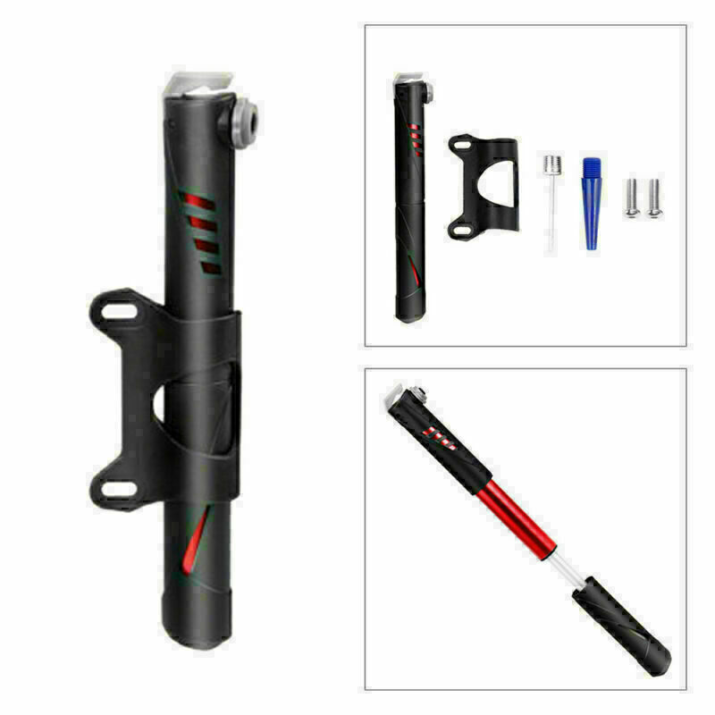 Mini Bike Air Pump Schrader Presta Valve Aluminum Alloy Bicycle Tire Inflator