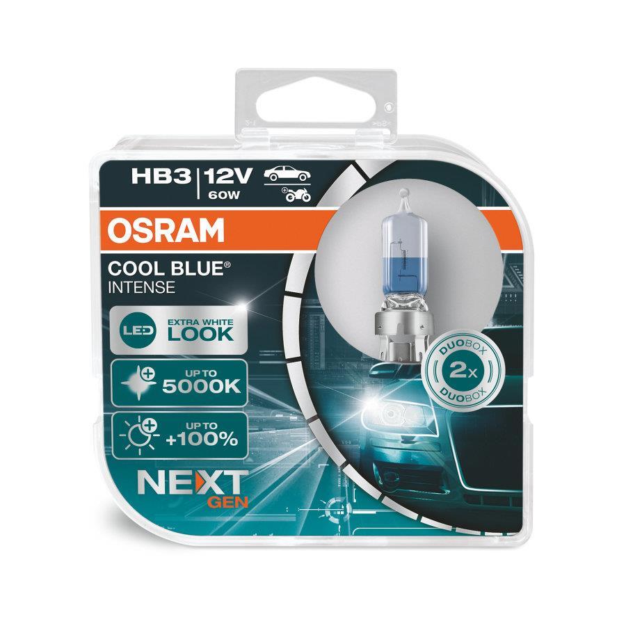 HB3 COOL BLUE 9005CBN-HCB 5000K Halogen Car Bulbs Osram HB3