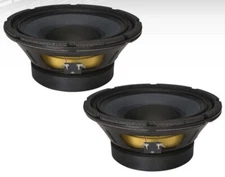 2x Eminence DELTA-10A 10" PA Mid-Bass Woofer 700W Midrange Replacement Speaker