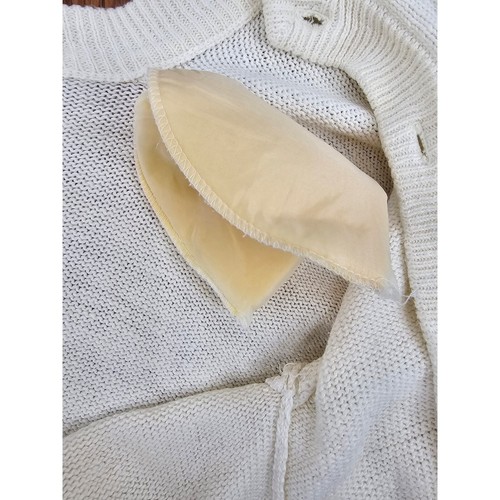 Vintage 1990sVictoria Harbour White Beaded Cardigan - Picture 6 of 7