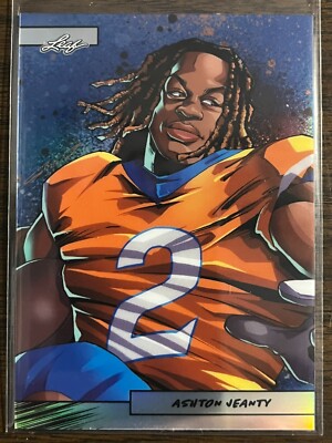 2024 Leaf Anime Nation #AN2B-34 Ashton Jeanty Boise State Broncos SILVER /99