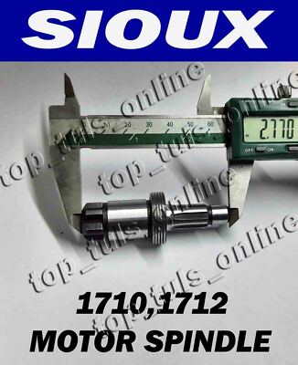 1x SIOUX ELECTRIC VALVE SEAT GRINDER SPINDLE 1710,1712 STAR DRIVE 
