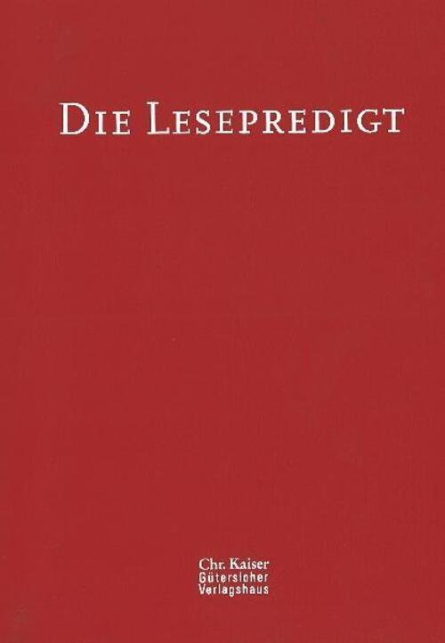 Die Lesepredigt Ringordner | Deutsch | Stück | 2001 | Gtersloher