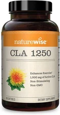 Naturewise Cla 1250 Softgels 90 Count High Potency Weight Management Support