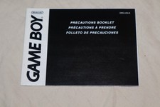 Nintendo Game Boy Precautions Booklet Manual ONLY DMG-USA-8