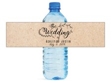 100 "The Wedding" Wedding Anniversary Water Bottle labels Engagement Party