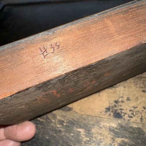 Vintage (Druckblock) Baumwollspinnerei Maschine. Tolle Details! Kupfergesicht - Bild 12 von 15