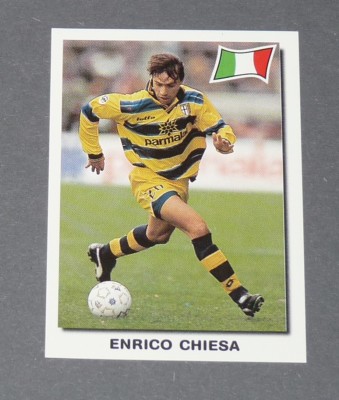 178 ENRICO CHIESA PARMA FOOTBALL ITALY ITALY PANINI SUPER FOOTBALL 99 1998-1999