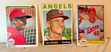 Lot of 3 Ex-Phillies & Coaches-Curt Flood, Jim Fregosi (dec.) & John Podres (dec