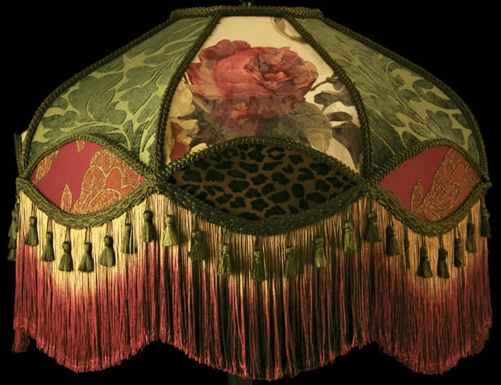 Victorian 2024 fringe lamp