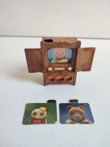 Sylvanian Families VINTAGE  Coloured TV Set FLAIR Calico Critters RARE VGC - Picture 1 of 8
