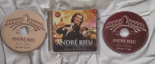 Andre Rieu: Love in Venice CD+DVD Set, 2014,Johann Strauss Orchestra - Like New!