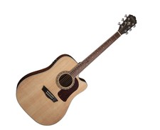Washburn Hd10sce Heritage Series Dreadnought Cutaway A/e Guitar - Natural