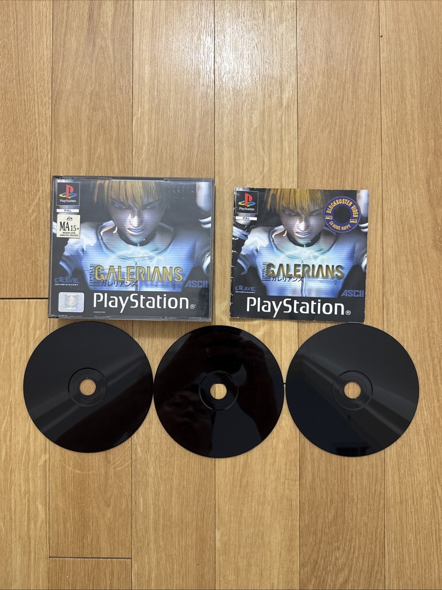 Galerians PS1 Playstation 1 Rare Game PAL Complete with Manual