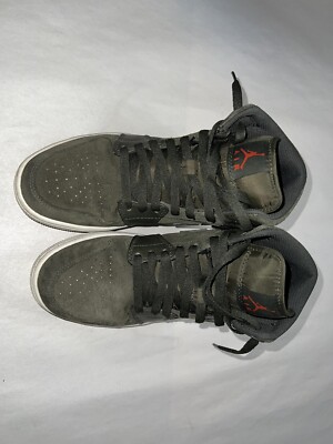 Nike Air Jordan Retro Mid Sequoia Suede Olive 554724-302 Mens Shoes Size  US