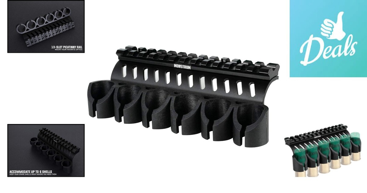 Side Saddle Shell Holder for Mossberg 500/590/Shockwave - Holds 6