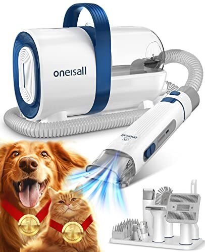 Aspirateur poil de chien avec tondeuse chien pour toilettage complet