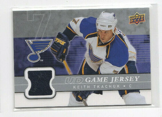 No7 Keith Tkachuk Navy Blue Home Authentic Stitched Jersey